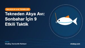 Tekneden akya avı rehberi kapak görseli