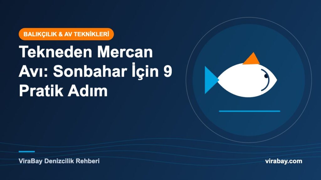 Tekneden Mercan Avı için sonbahar hazırlığını anlatan balıkçı teknesi simgesi