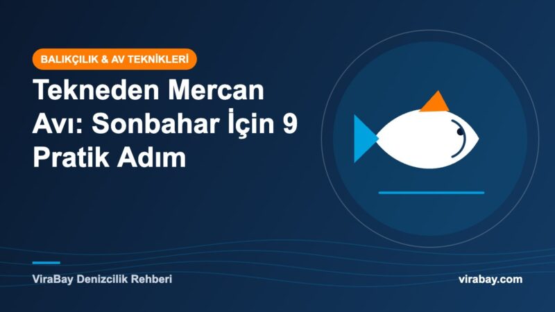 Tekneden Mercan Avı için sonbahar hazırlığını anlatan balıkçı teknesi simgesi